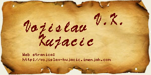 Vojislav Kujačić vizit kartica